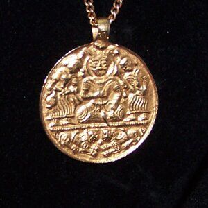 Medallion Depicting King 'Adud al-Dawla, patron of Al-'Adudi Hospital